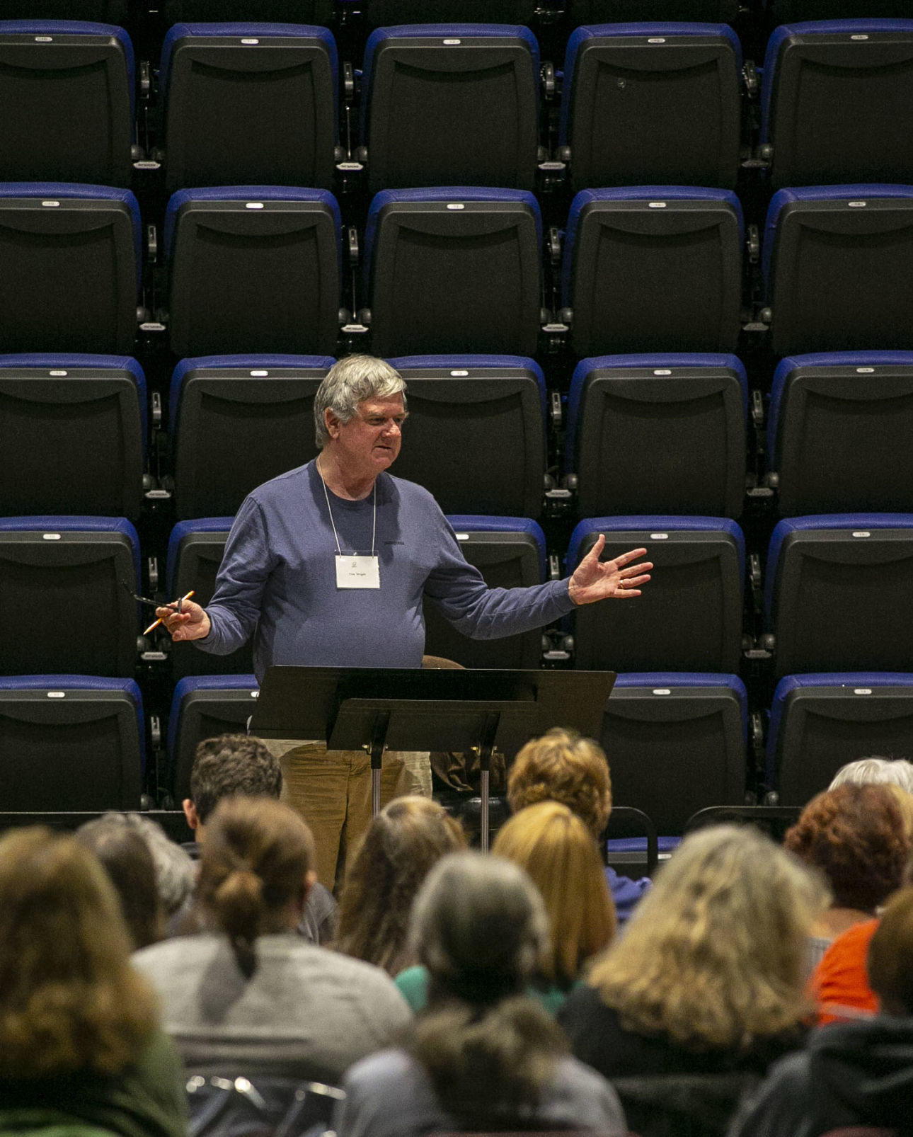 Choral Society of Greensboro rehearses "Messiah"